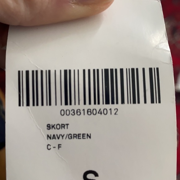 ❌SOLD❌ NWT forever21 Green and navy golf mini plaid skort size small - Picture 5 of 5